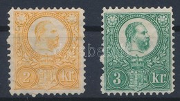 * 1883 Újnyomat 2kr + 3kr - Andere & Zonder Classificatie