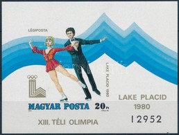 ** 1979 Téli Olimpia (VI.) - Lake Placid Vágott Blokk (5.000) - Andere & Zonder Classificatie