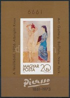 ** 1981 Festmény (XIX.) - Picasso Vágott Blokk (10.000) - Andere & Zonder Classificatie