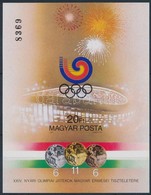 ** 1988 Olimpiai érmesek (V.) - Szöul Vágott Blokk (5.000) - Andere & Zonder Classificatie