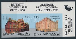 ** 1991 Magyarország Csatlakozása A CEPT-hez ívsarki Vágott Pár (5.000) - Andere & Zonder Classificatie