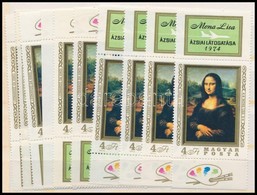 ** 1974 10 Db Mona Lisa Bélyeg  (12.000) - Sonstige & Ohne Zuordnung