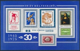 ** 1975 30 év Bélyegeiből Vágott Emlékív (18.000) - Andere & Zonder Classificatie