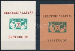 ** 1957 Esztergomi Bélyegnap 1a+1b - Sonstige & Ohne Zuordnung