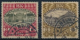 O Ausztria 1910 Mi 175-176 Ritka (Mi EUR 560,-) - Altri & Non Classificati