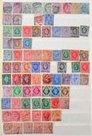 O Anglia - Nagy-Britannia Gyűjtemény 1881-1976 Sok Jó Darabbal, Sorral (hiányos) 8 Lapos A4-es Berakóban, Magas Katalógu - Sonstige & Ohne Zuordnung