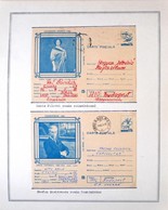 Modern Román Díjjegyes Kiállítási Gyűjtemény, Kb 100 Db Díjjegyes - Andere & Zonder Classificatie