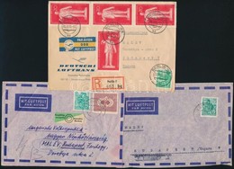 NDK 1960 3 Db Légi Levél Budapestre - Andere & Zonder Classificatie