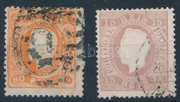 O Portugália 1867-1875 2 Db Bélyeg - Other & Unclassified