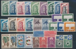 ** Europa CEPT Motívum 1956-1957 14 Klf Sor - Autres & Non Classés