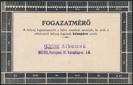 Vintage Fogazatmérő - Andere & Zonder Classificatie