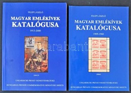 Filep László: Magyar Emlékívek Katalógusa 2 Kötet 1909-1960 + 1913-2000 - Sonstige & Ohne Zuordnung