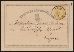 ~1870 Díjjegyes Levelezőlap / PS-card 'JAM' - Lugos - Autres & Non Classés