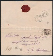 1874 Ajánlott Levél Réznyomat 15kr Bérmentesítéssel, Teljes Tartalommal 'MOHÁCS' - 'BUDAPEST / FŐPOSTA' - 'HALAS' - Other & Unclassified