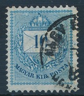 O 1881 10kr Jobb Koszorúban Lemezkitörés - Other & Unclassified