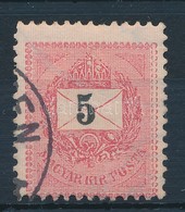 O 1889 5kr A Jobb Oldali Gyöngysor Hasadásával - Other & Unclassified