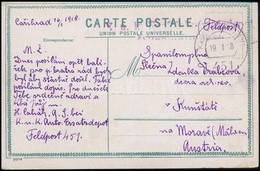 1918 Képeslap Konstantinápolyból / Postcard From Constantinaple 'FP 451' - Andere & Zonder Classificatie