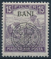 ** Kolozsvár 1919 Fehérszámú Arató 15f Bodor Garanciabélyegzővel - Altri & Non Classificati