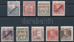 * Szeged 1919 9 Klf Bélyeg / 9 Different Stamps. Signed: Bodor - Autres & Non Classés