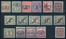 ** * Debrecen I. 1919 15 Db Bélyeg Jobb értékekkel, Garancia Nélkül (133.400) (10f Sérült) - Andere & Zonder Classificatie