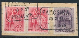 1940 'FANCSIKA' Postaügynökségi Bélyegzés - Other & Unclassified