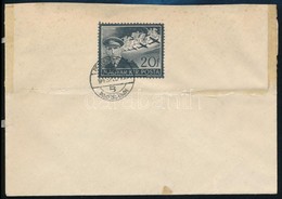 1942 Korményzóhelyettesi Gyászbélyeg 7 Csillaggal Címzetlen Borítékon - Autres & Non Classés