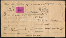 1940 Pénzeslevél Tábori Postaszámra Küldve - Sonstige & Ohne Zuordnung