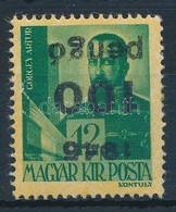 ** 1945 Kisegítő III. 100P/12f Fordított Felülnyomattal - Autres & Non Classés