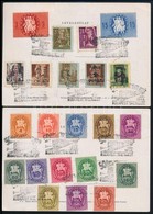 1946 100 éves A Magyar Vasút Jubileumi Sor Alkalmi Bélyegzéssel FDC + Lovasfutár Sor, Inflációs Sorok 50 éves A Földalat - Andere & Zonder Classificatie