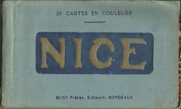 CARNET Incomplet De 19 Cartes Postales Anciennes De NICE. - Lotes Y Colecciones