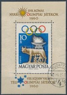 O 1960 Olimpia (I.) - Róma Blokk Elsőnapi Bélyegzéssel - Altri & Non Classificati
