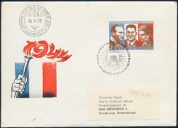 1974 Ellenállók Vágott Bélyeg FDC-n - Andere & Zonder Classificatie