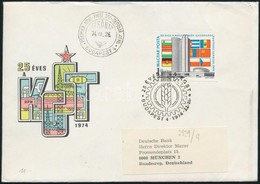 1974 KGST Vágott Bélyeg FDC-n - Autres & Non Classés