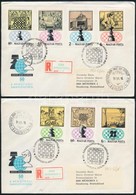 1974 Sakk VB Vágott Sor 2 Ajánlott FDC-n (25.000+) - Other & Unclassified