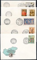 1990-1991 5 Db Klf Vágott Kiadás 5 Db FDC-n (11.100) - Other & Unclassified