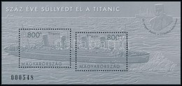 ** 2013 Titanic Feketenyomat Blokk - Andere & Zonder Classificatie