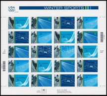 ** 2002 Téli Olimpia: Salt Lake City Fólia ív,
Winter Olympics: Salt Lake City Foil Sheet
Mi 3511-3514 - Other & Unclassified