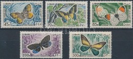 ** 1965 Lepkék 5 érték Mi 903-905 + 907-908 - Andere & Zonder Classificatie