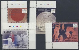 ** 2004 Olimpia Athén ívsarki Sor Mi 4097-4100 - Autres & Non Classés