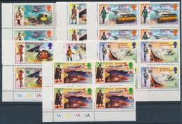 ** 1974 100 éves Az UPU Sor ívsarki Négyestömbökben Mi 157-170 - Altri & Non Classificati