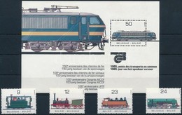 ** 1985  Mozdony Sor Mi 2222-2225 + Blokk Mi 55 - Autres & Non Classés