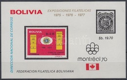 ** 1975 Évfordulók és Események: Olimpia Blokk Felülnyomással Mi 52 - Other & Unclassified