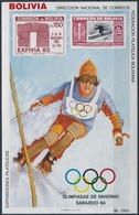 ** 1984 Téli Olimpia Blokk Mi 136 - Sonstige & Ohne Zuordnung