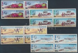 ** 1974 100 éves Az UPU Sor Négyestömbökben Mi 110-113 - Andere & Zonder Classificatie