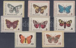 ** 1962 Lepkék Sor Mi 1339-1346 - Other & Unclassified