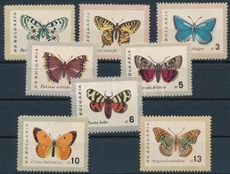 ** 1962 Lepkék Sor Mi 1339-1346 - Andere & Zonder Classificatie