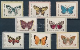 ** 1962 Lepkék Sor Mi 1339-1346 - Andere & Zonder Classificatie