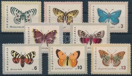 ** 1962 Lepkék Sor,
Butterflies Set
Mi 1339-1346 - Autres & Non Classés