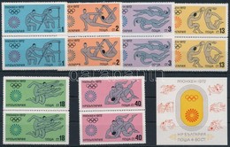 ** 1972 Olimpia Sor Mi 2172-2177 + Blokk 37 - Autres & Non Classés