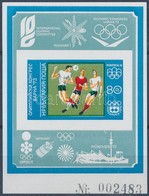 ** 1973 Nyári Olimpia, München Vágott Blokk Mi 42 B - Altri & Non Classificati